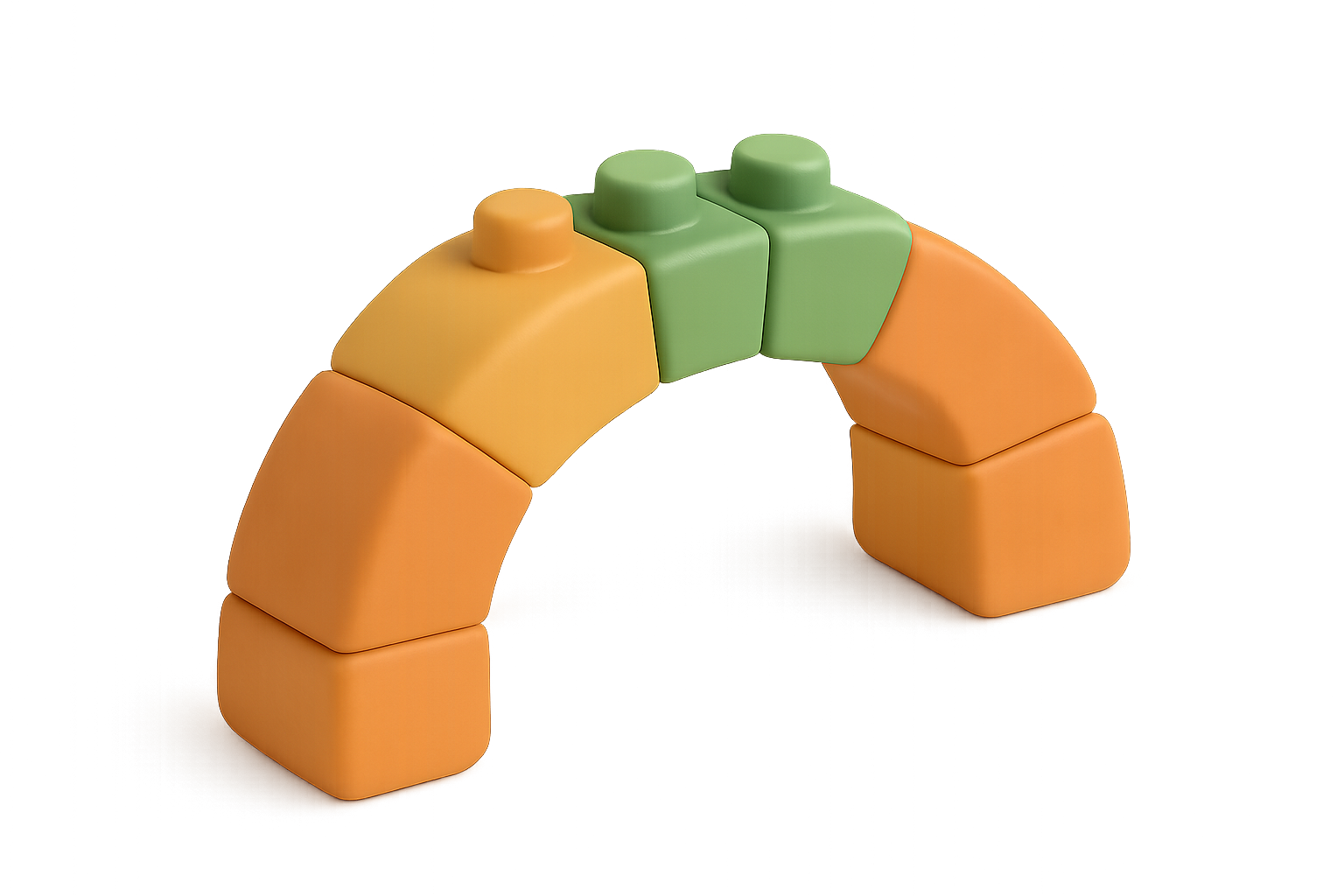 Modular building blocks forming a bridge, representing how NDIS solutions work together seamlessly